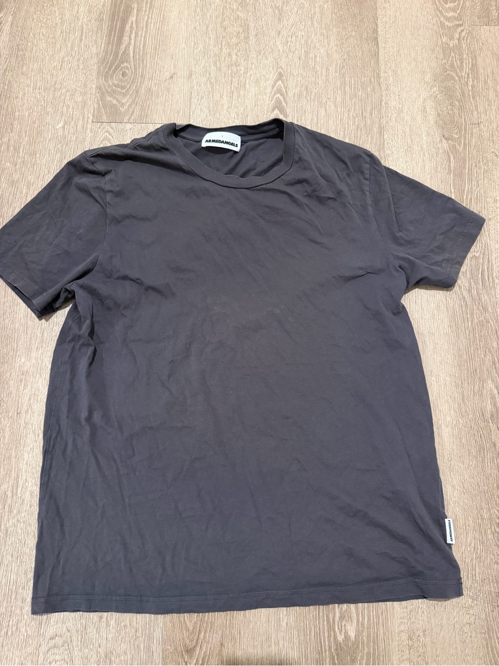 AMBUSH® Men's Short Sleeve Crewneck T-Shirt in Charcoal
